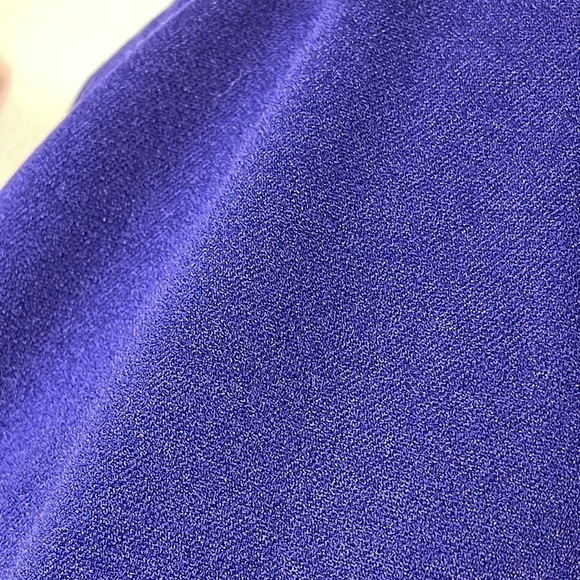 SHEIN Sweetheart Neck Pleated Hem Cobalt Blue Dress Women’s Large 8/10 - Picture 6 of 15